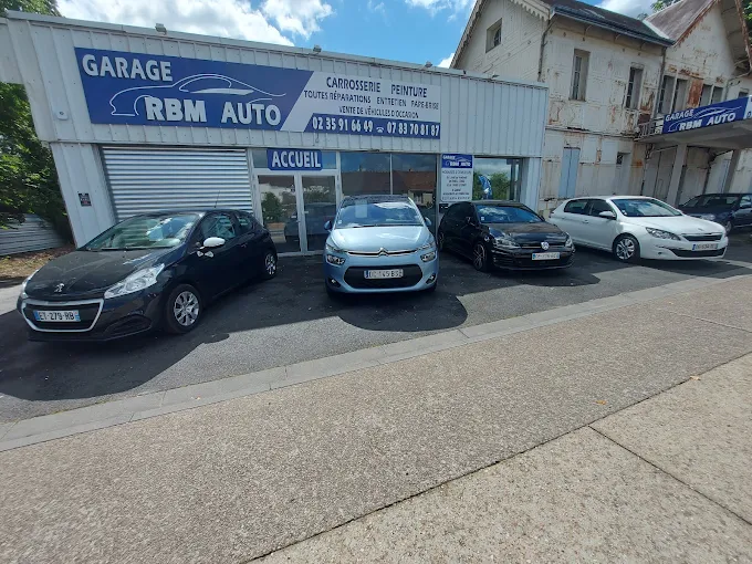 Façade du Garage RBM Auto