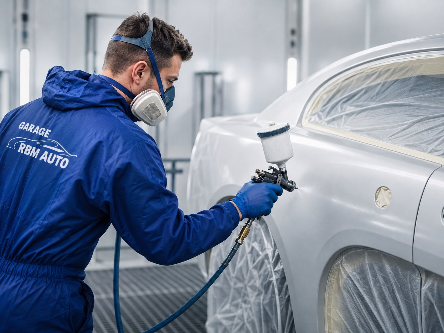 Peinture carrosserie en cabine